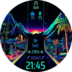 Vaporwave Landscape