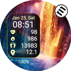 Vibrant Waterfall