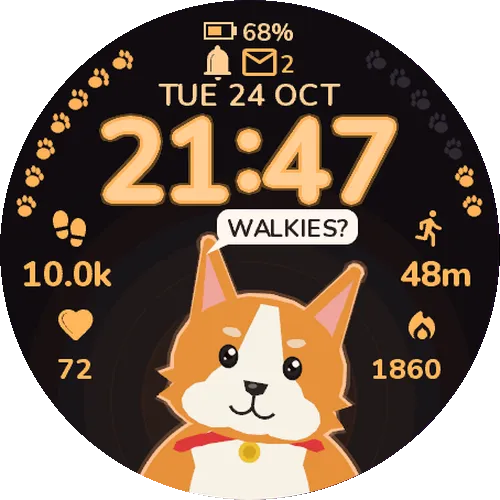 Walkies — 寵物狗狗錶盤，打造你的專屬狗狗