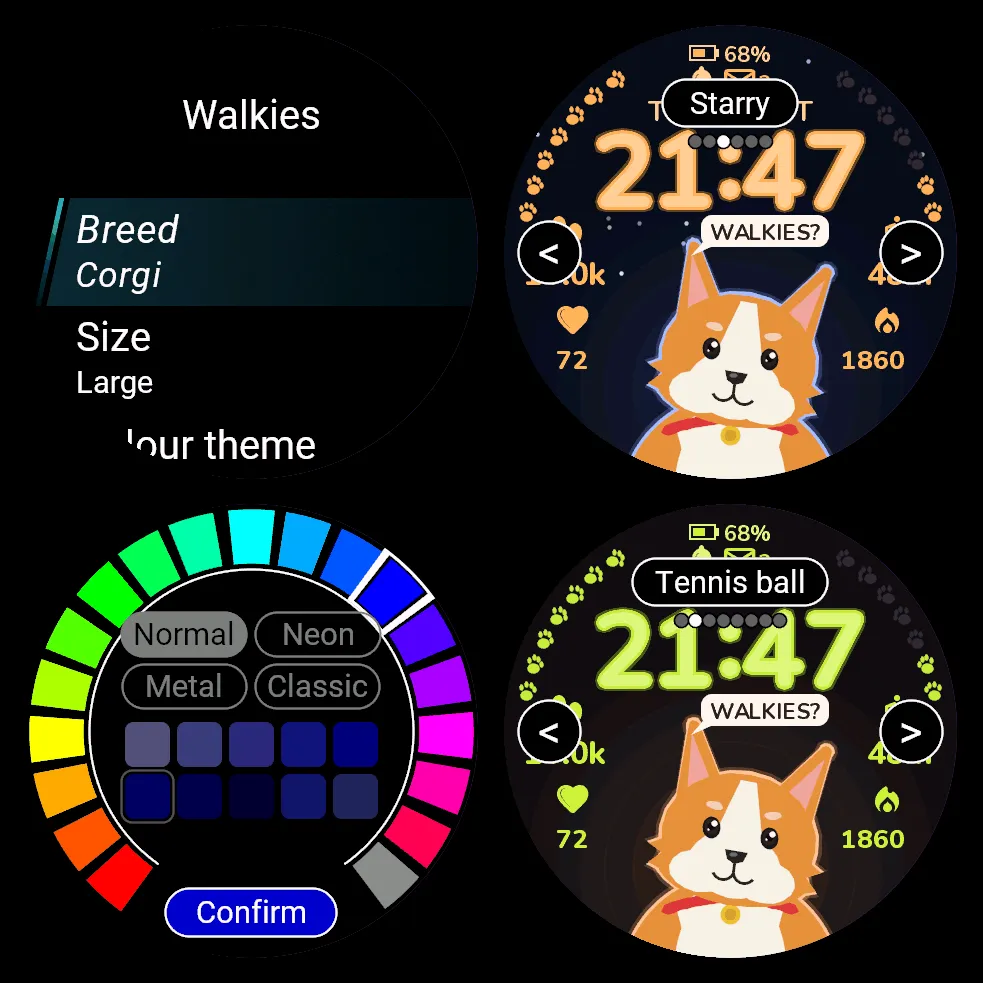 Walkies — 寵物狗狗錶盤，打造你的專屬狗狗 · 螢幕截圖 4