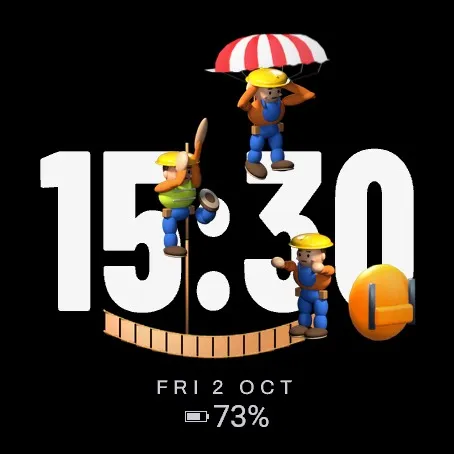 Tiny Clock Workers – Animated Construction Crew · 螢幕截圖 2