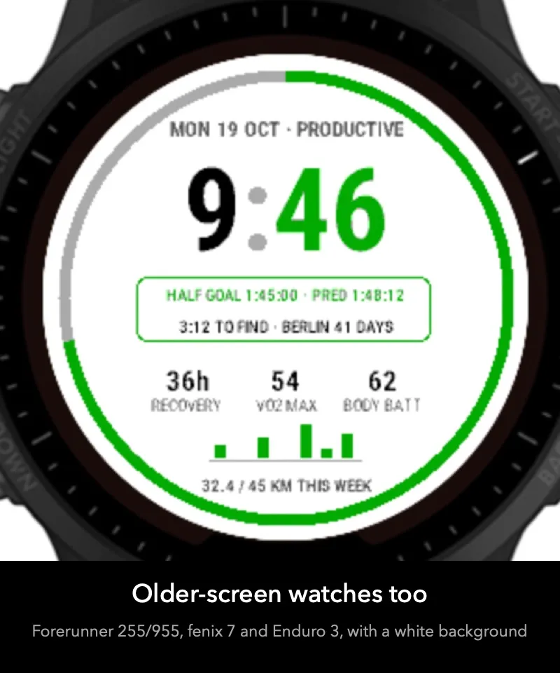 Pace Lab - Marathon & 5K Running Watch Face · Snímka obrazovky 4