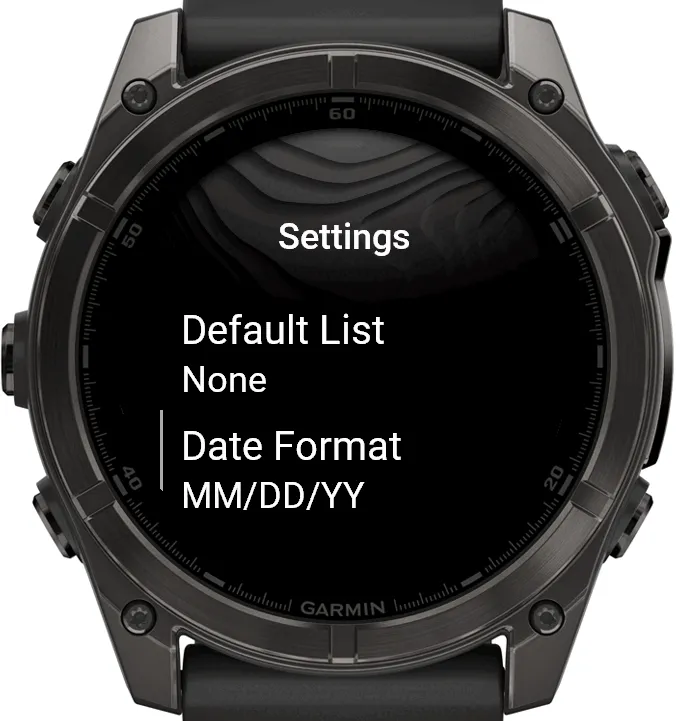 Google Tasks for Garmin · 截图 2