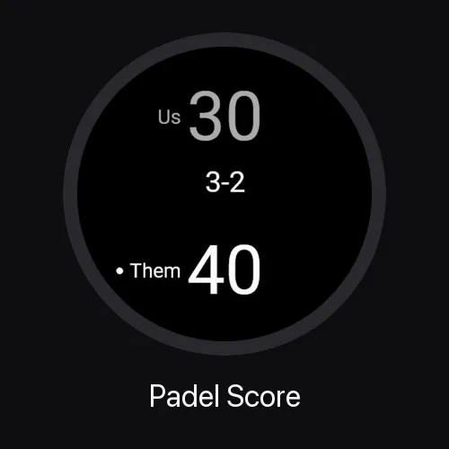 Padel Score - Golden Point Scorer
