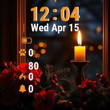 Candle Flowers Window Sing · Schermafbeelding 2