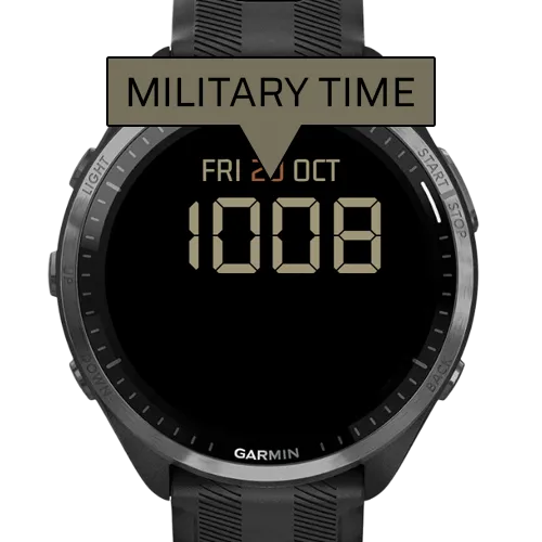 The Green Mil - CUSTOMIZABLE MILITARY TIME · Snímek obrazovky 4