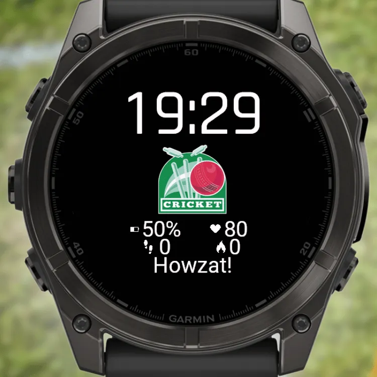 Cricket Watch Face- Customizable Sports Stats