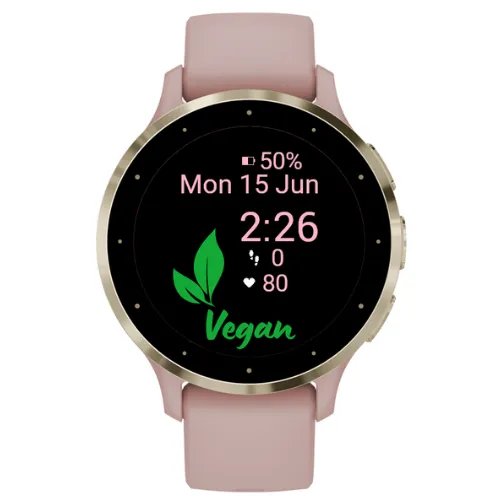 Vegan Leaf – Plant Powered Watch Face · Captura de ecrã 2
