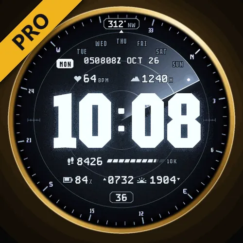 Astra Nightscope Pro – 动态夜视雷达表盘