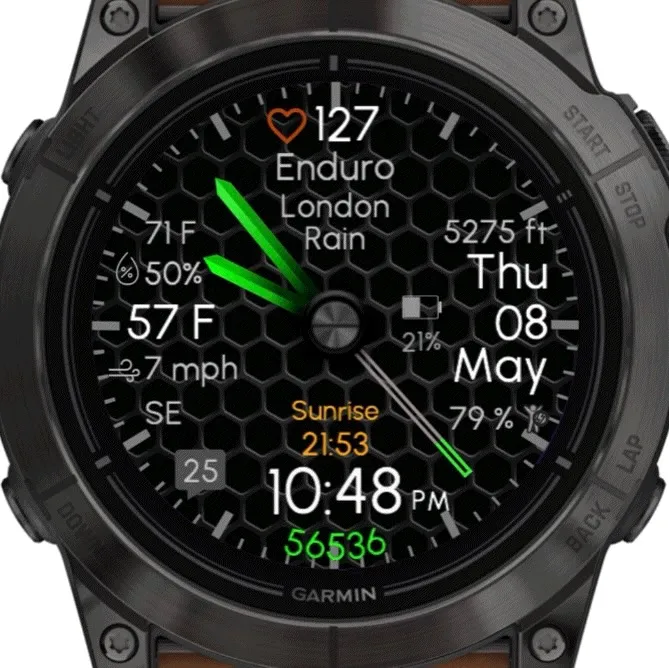 Graphite - Green (OWM Weather)