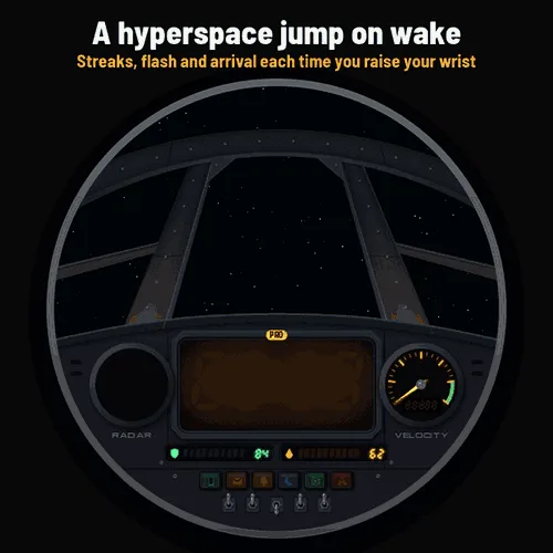 Astra Hyperdrive – 动态科幻驾驶舱表盘 · Screenshot 1