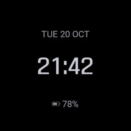 Noir: the AMOLED watch face you can actually read. · Skärmbild 2