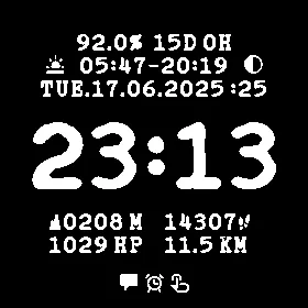 LinieWatchFace 01 · Képernyőkép 0