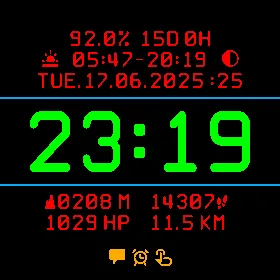 LinieWatchFace 01 · Képernyőkép 1