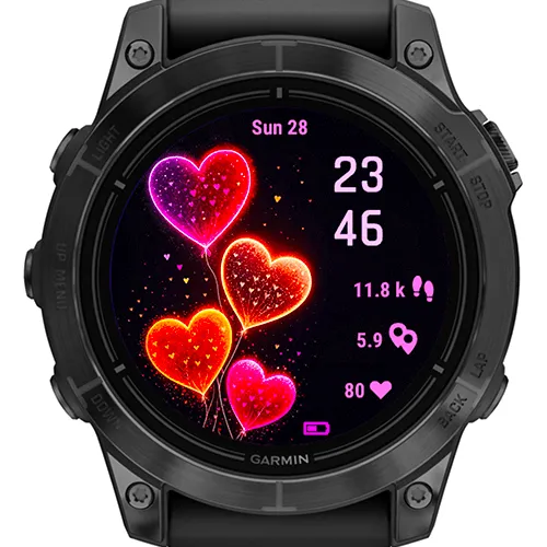 Valentine Neon Hearts G · Screenshot 0
