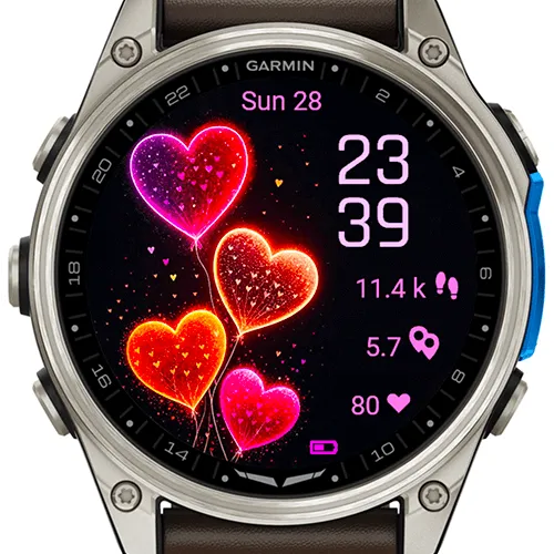 Valentine Neon Hearts G · Screenshot 1