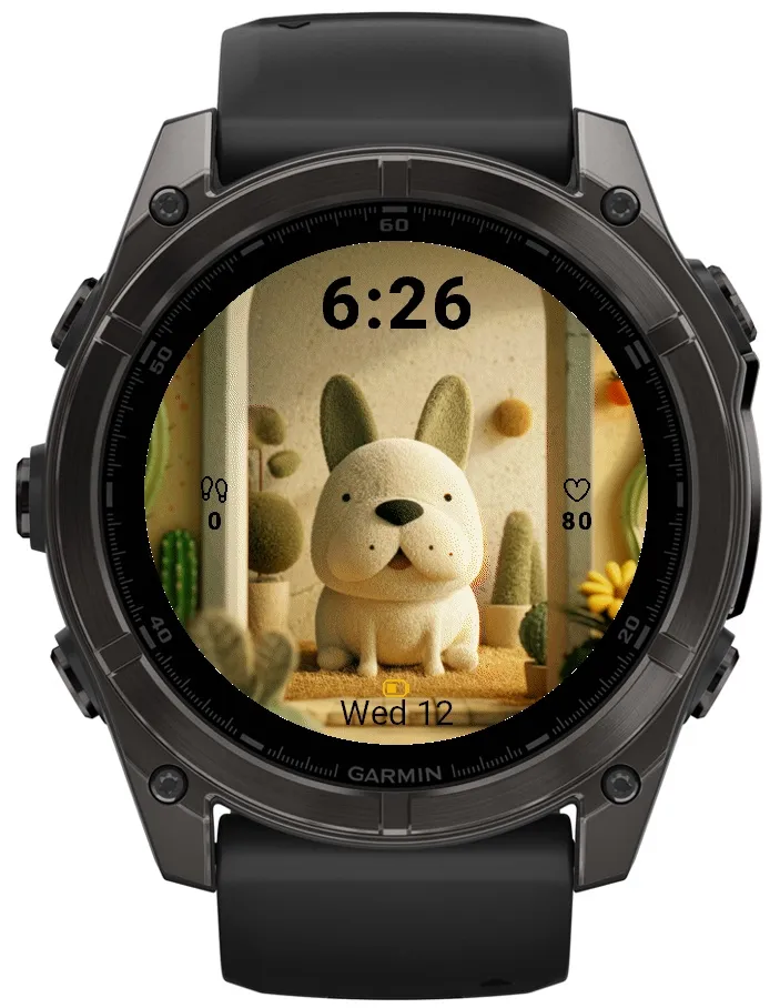 French Bulldog 3D Watch Face | Yuja Labs