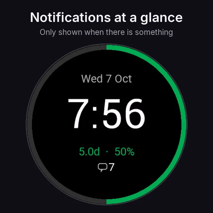 Days Left - Battery Watch Face · 截图 2