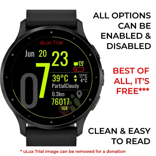 *FREE Digital AMOLED Weather Steps Heart Data · 截图 1