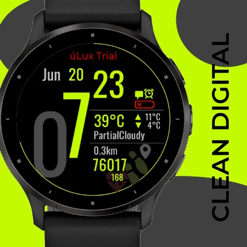 *FREE Digital AMOLED Weather Steps Heart Data · 截图 2