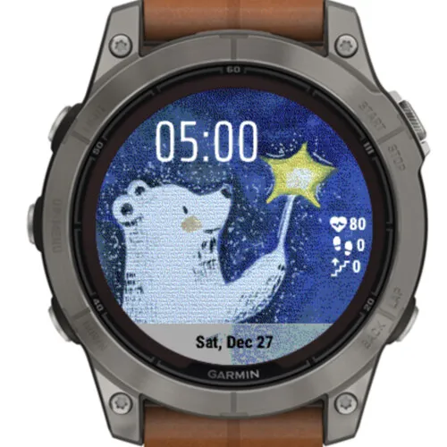 Winter Star Bear Watercolor · 螢幕截圖 1