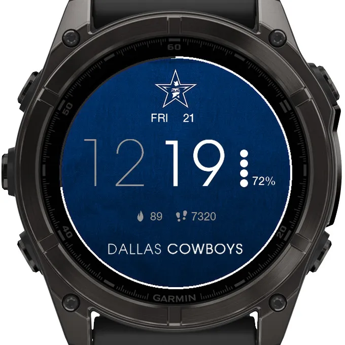 Dallas Cowboys NFL Football Digital Watch Face · Screenshot 2