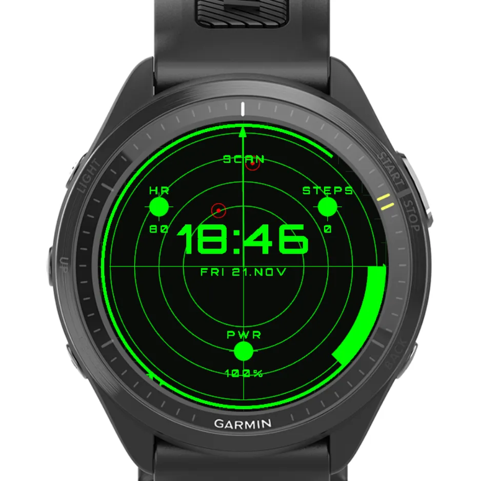 Military Radar Scan