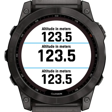 Altitude datafield
