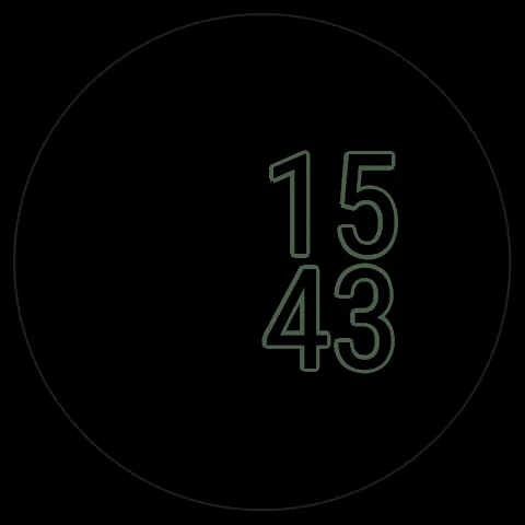 Outline - Hollow Numerals · Zaslonska slika 3