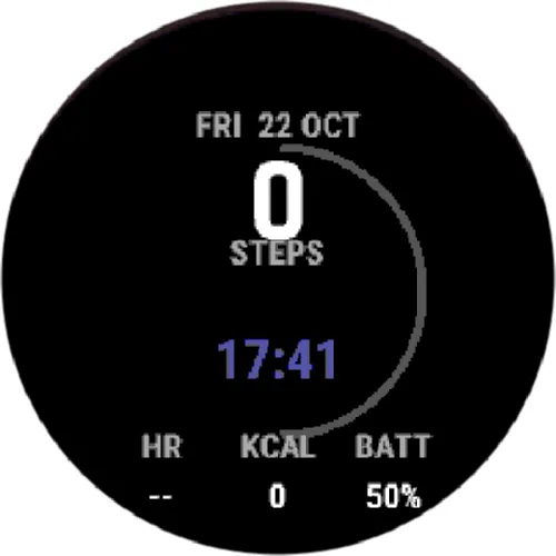Metro - Steps, HR & Battery