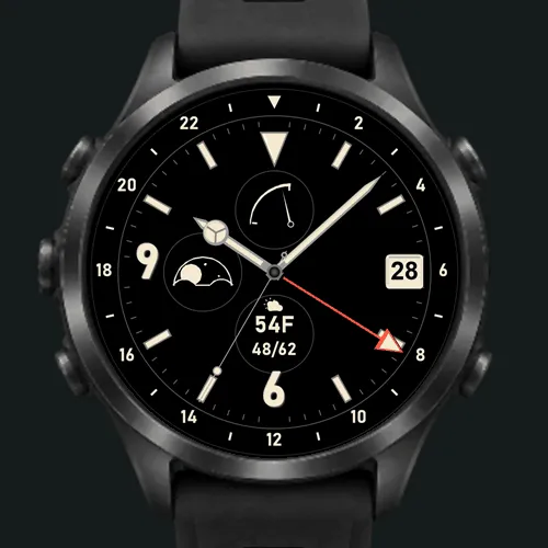 Meridian GMT: Analog Watch Face