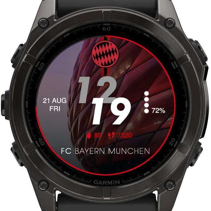 Bayern Munich Football Soccer Digital Watch Face · 截图 2