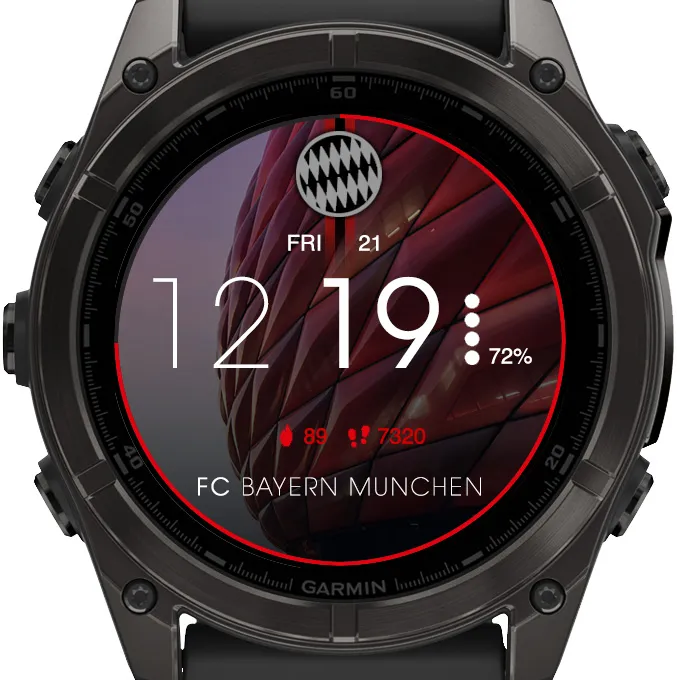 Bayern Munich Football Soccer Digital Watch Face · 截图 3