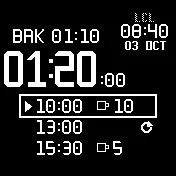 ZULU TIMER — Alarms with a Break Before · Snímek obrazovky 0