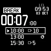 ZULU TIMER — Alarms with a Break Before · Snímek obrazovky 1