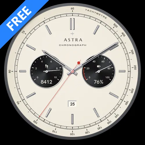 Astra Heritage Free – Vintage kronografurtavla