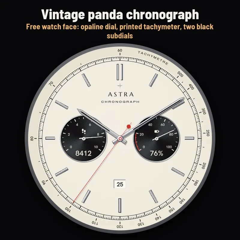 Astra Heritage Free – Vintage kronografurtavla · Skärmbild 0