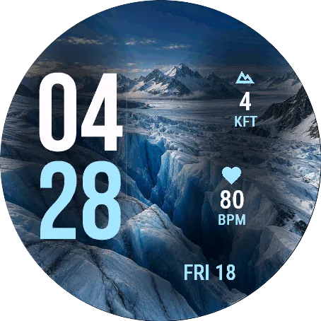 glacier rift