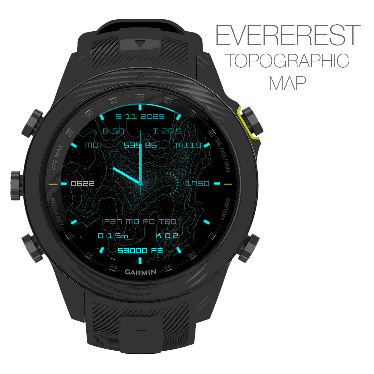 EVEREST TOPOGRAPHIC MAP
