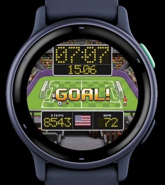 PixelScore A football stadium on your wrist · Screenshot 0