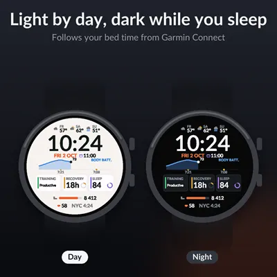 Daybook - 数据表盘 Body Battery 和天气 · Screenshot 1