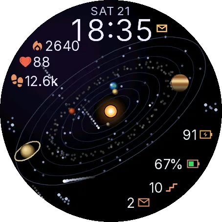 Cosmos: 太阳系 宇宙 行星表盘 · 截图 2