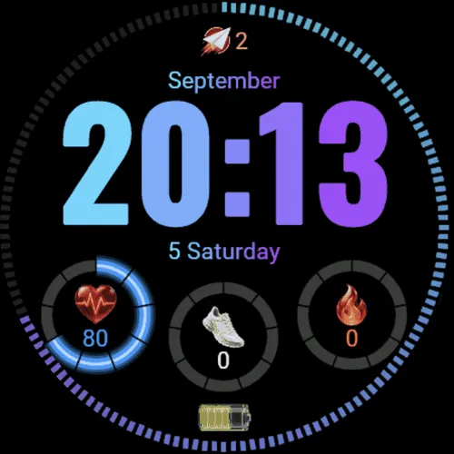 Nebula Gradient AMOLED: Digital Sport & Health
