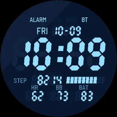 LCD 1985 Watch Face - Retro 80s Digital · Tangkapan layar 4
