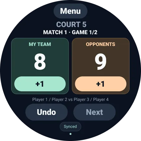 Bombington – Badminton Scor · Capture d'écran 0