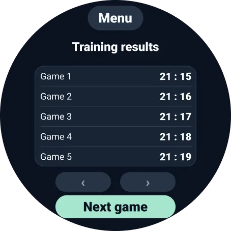 Bombington – Badminton Scor · Capture d'écran 1