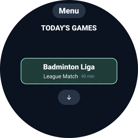 Bombington – Badminton Scor · Capture d'écran 2