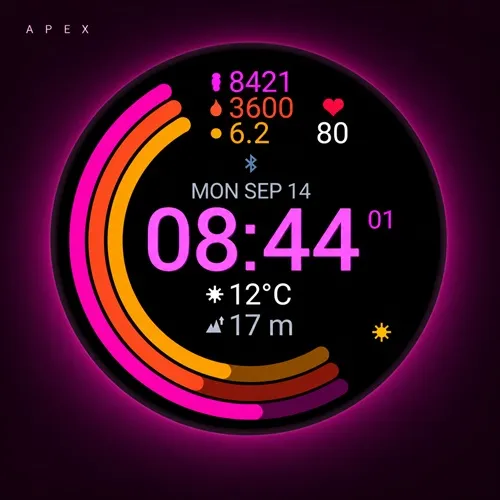 APEX ORIGINAL AMOLED ALWAYS-ON 40+ COLORS ON WATCH