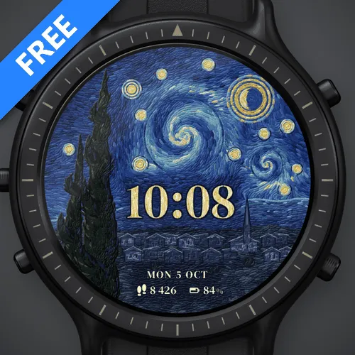 Astra Starry Night – 名画 动态表盘