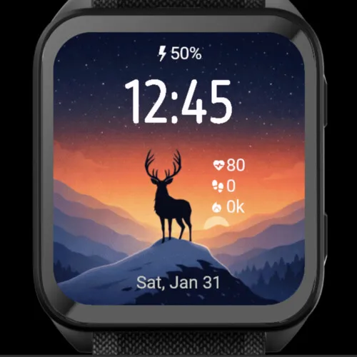 Stag at Sunset · Screenshot 1